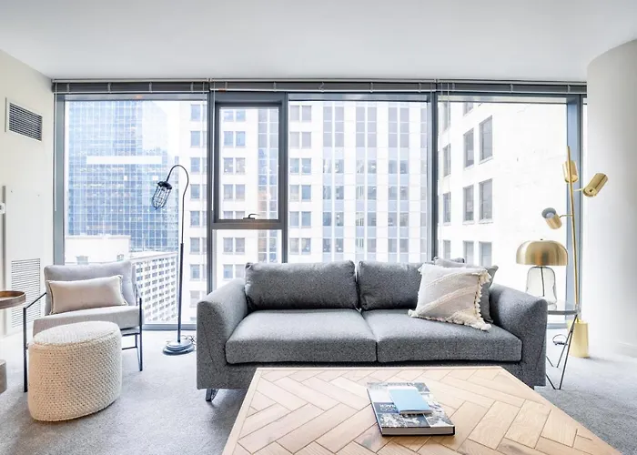 Apartamento Loop 1br W Gym Pool Nr Financial District Chi-233 *