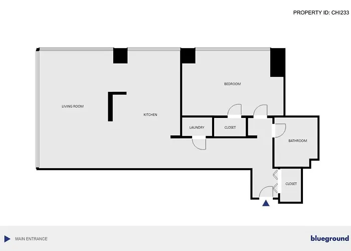 Loop 1br W Gym Pool Nr Financial District Chi-233 Apartamento